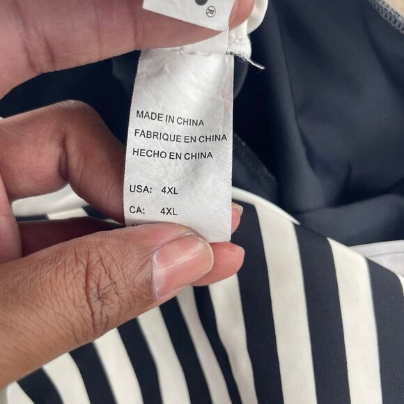 COCOSHIP Women's Vintage Sailor Pin Up Swimsuit Retro Skirtini One Piece 4XL - Picture 10 of 11